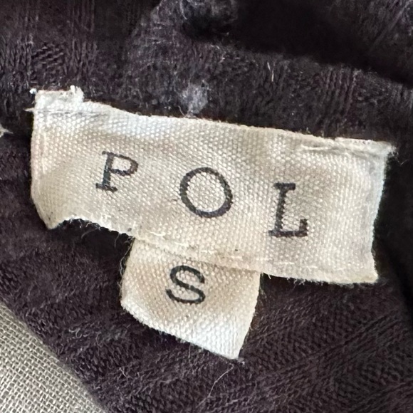 POL Mixed Lace Patchwork Hoodie Top Black Boho Oversized Size Small - Picture 11 of 12